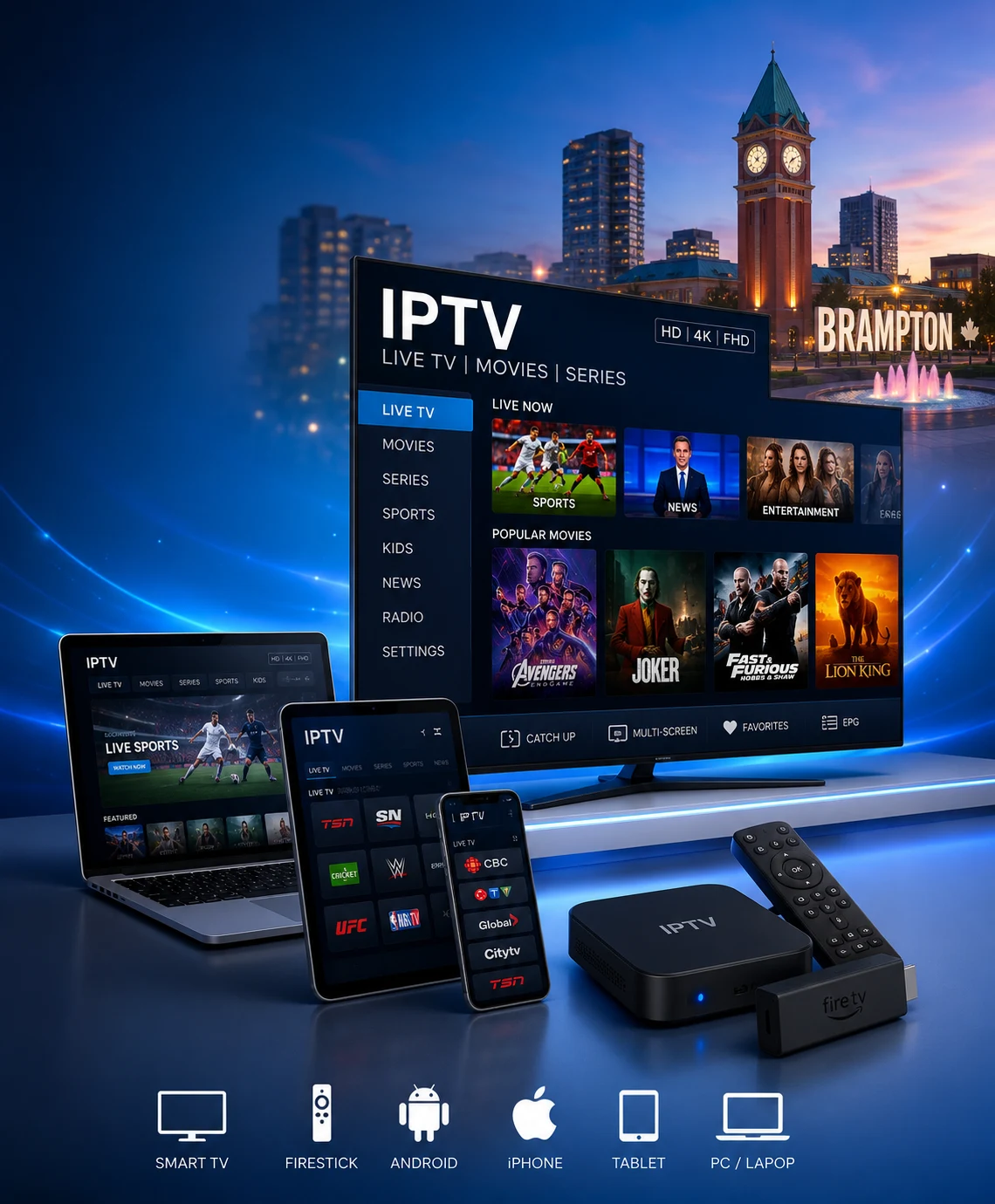 Premium IPTV Brampton